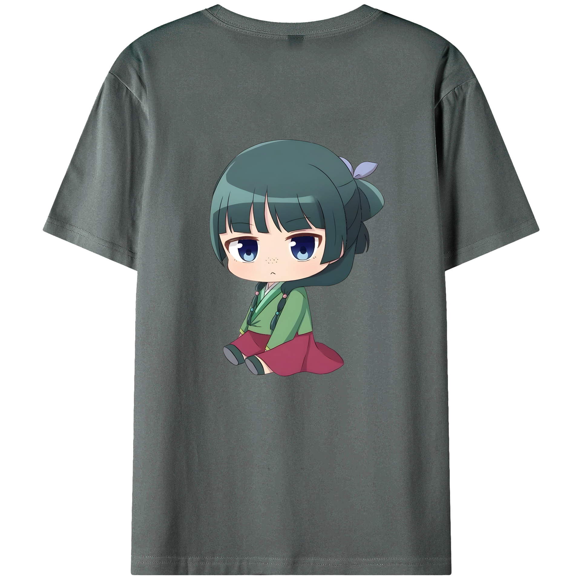 （画像用） 薬屋のひとりごと The Apothecary Diaries 綿100％ メンズ半袖Tシャツ（バックプリント） 通気性